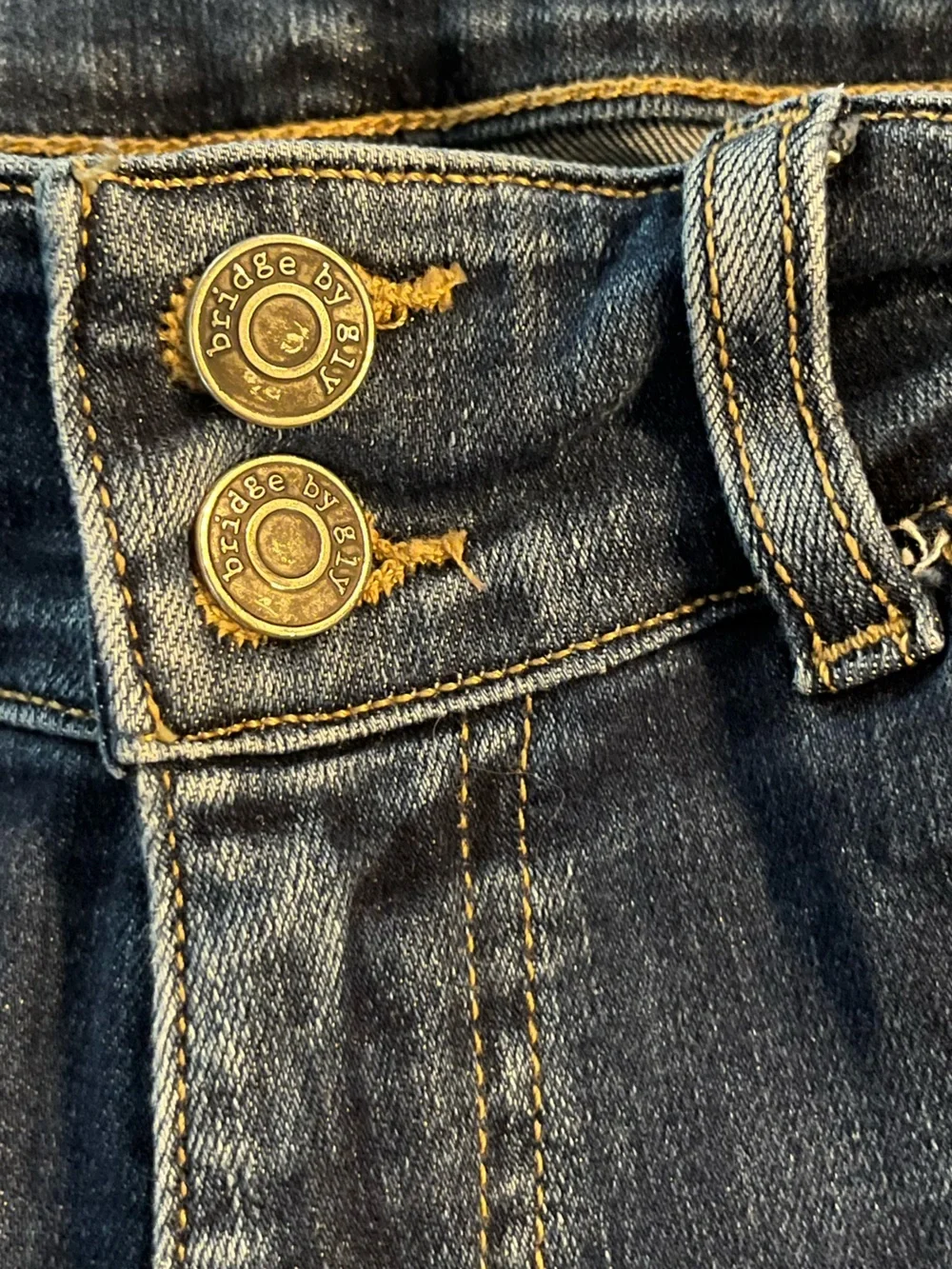 Bridge By Gly Dark Wash Skinny Jeans - Picture 3 of 5